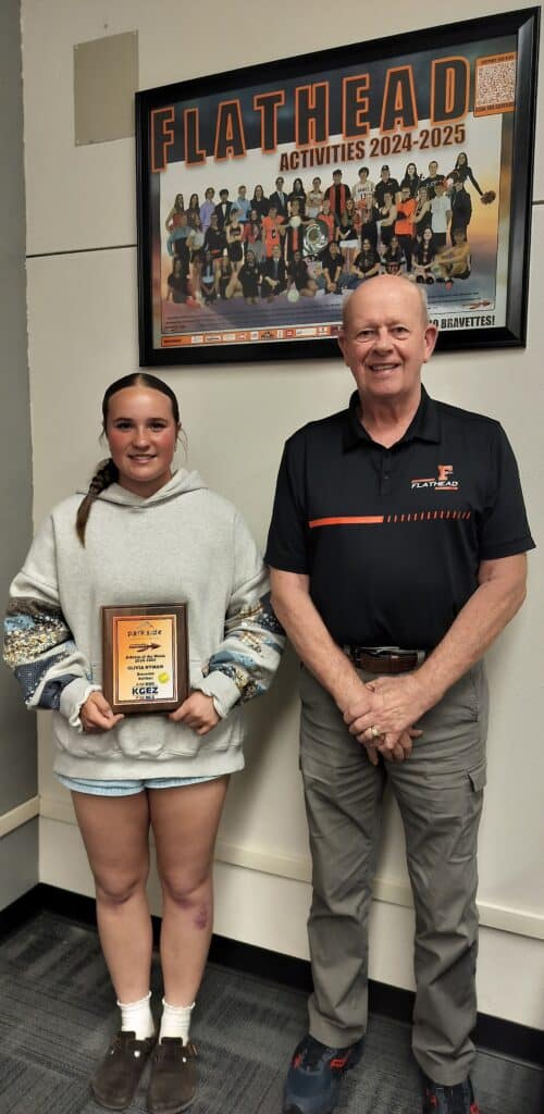 5 16 25 AOW Olivia Nyman with KGEZ Broadcaster Joe Sova